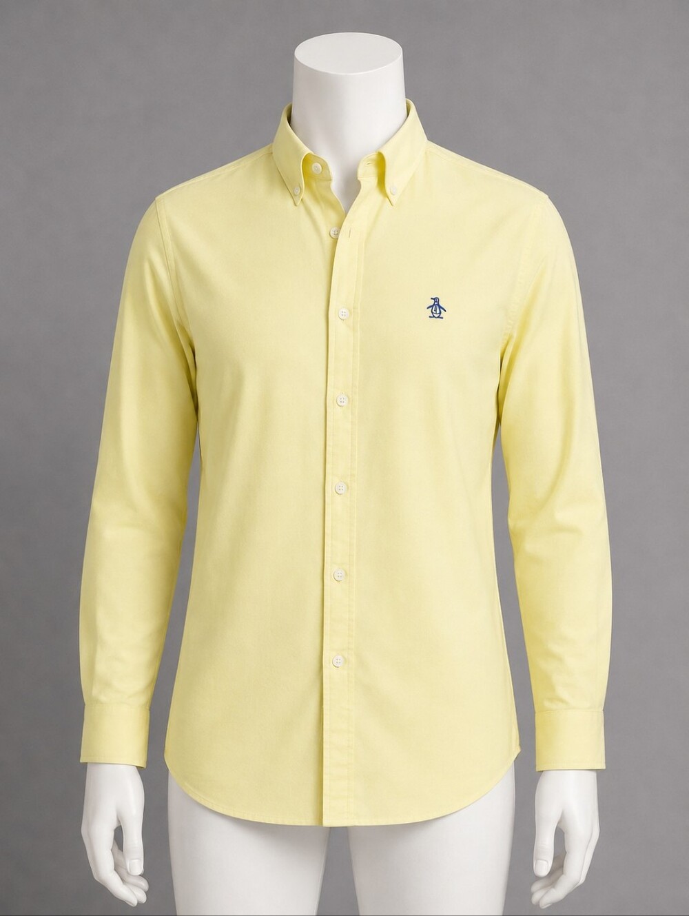Ralph Lauren Men's Yellow Button-Down Oxford Shirt